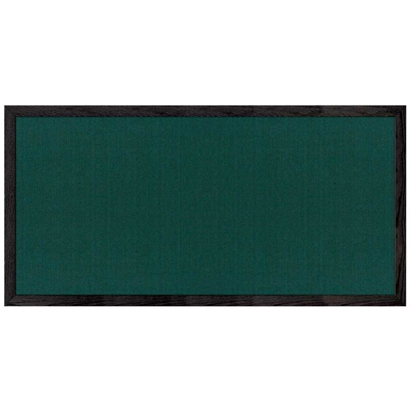 United Visual Products Combo Board, 60"x36", Black Frame/White Porcelain & Forbo UVDECORK6036B-WHTPORC-FORBO - main
